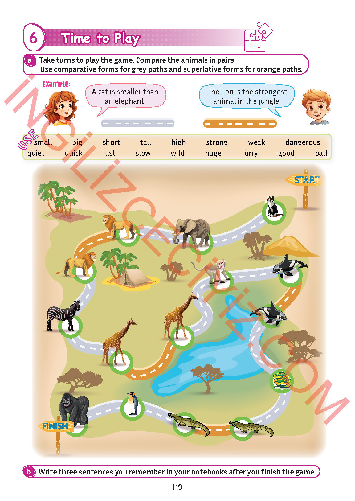 5. Sınıf İngilizce Meb Yayınları Kitabı Sayfa 119 Cevapları