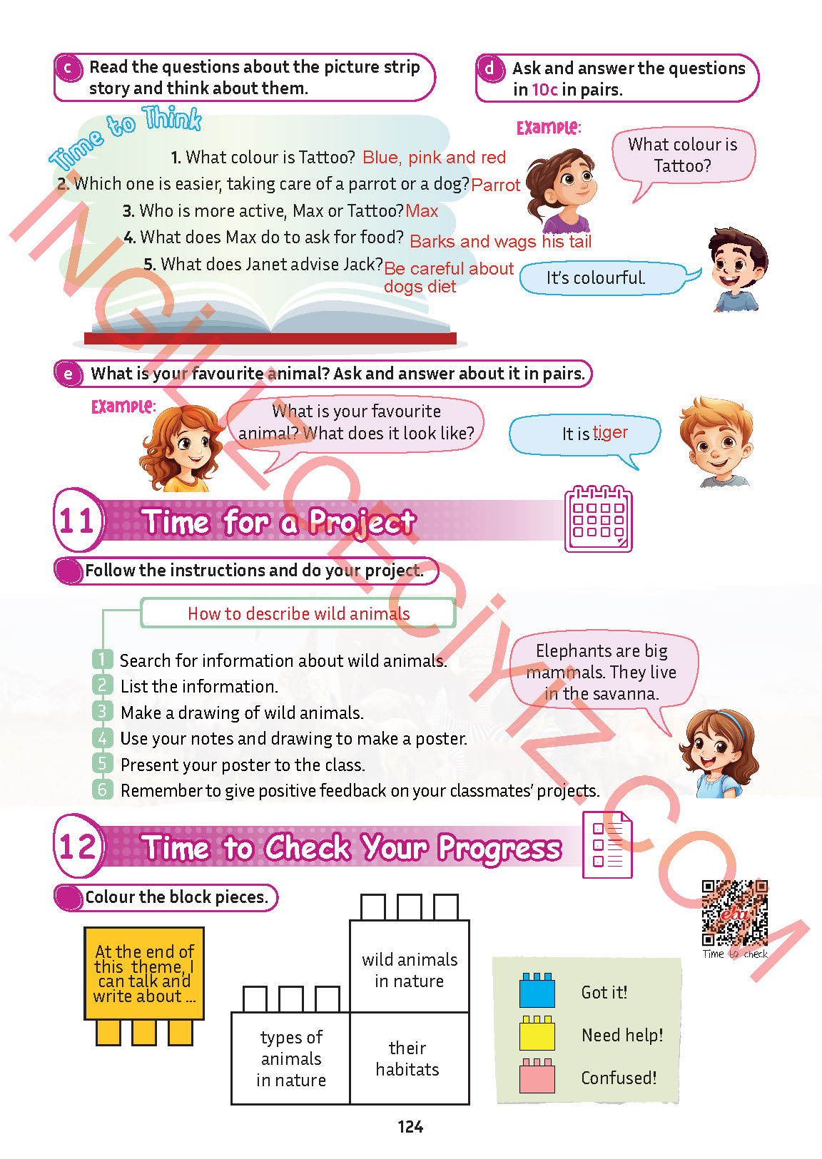 5. Sınıf İngilizce Meb Yayınları Kitabı Sayfa 124 Cevapları 5. Sınıf İngilizce Meb Yayınları Kitabı Sayfa 124 Cevapları