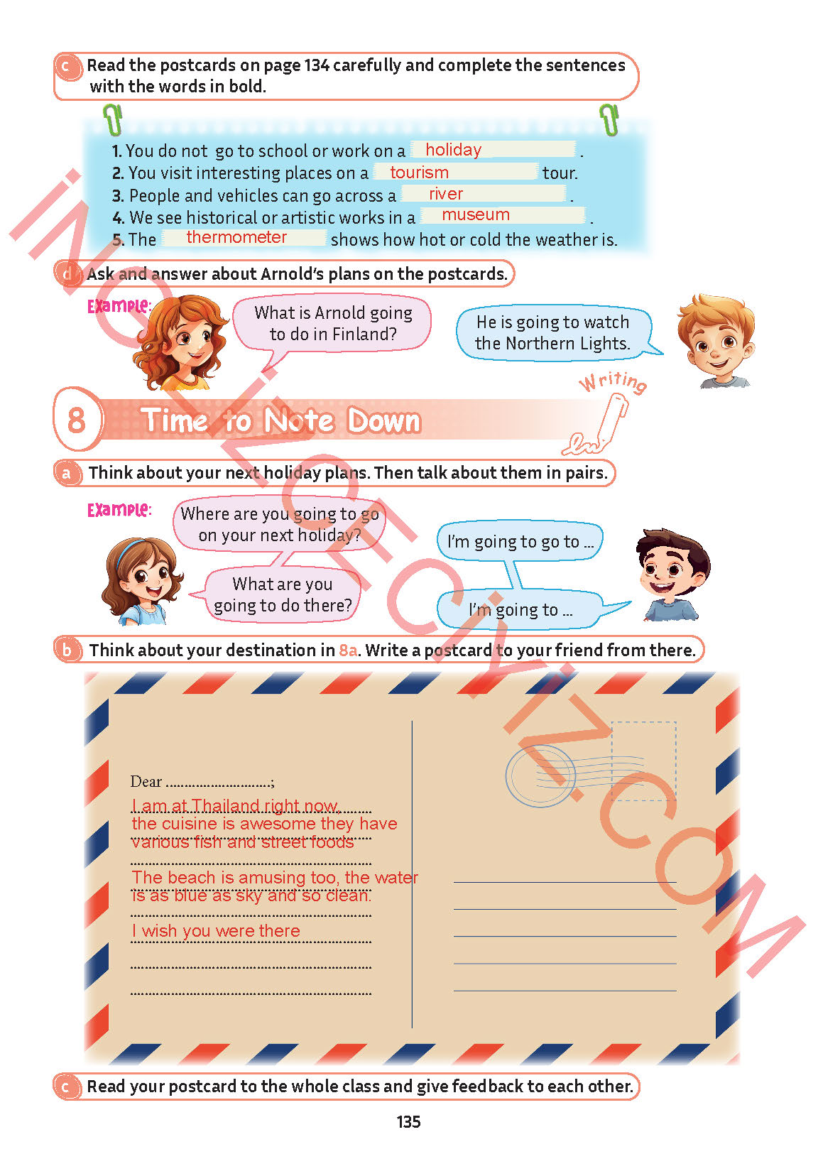 5. Sınıf İngilizce Meb Yayınları Kitabı Sayfa 135 Cevapları 5. Sınıf İngilizce Meb Yayınları Kitabı Sayfa 135 Cevapları