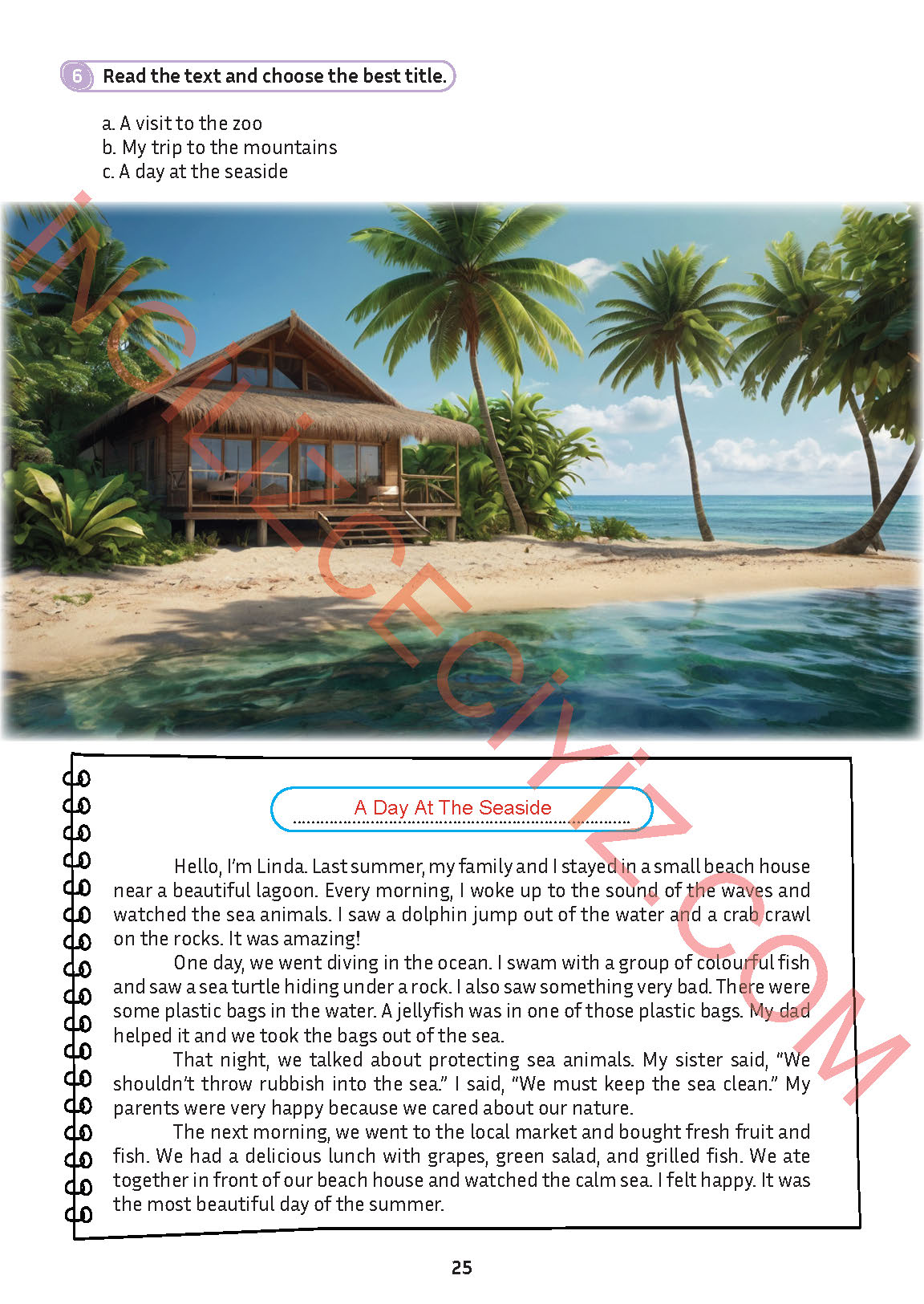 5. Sınıf İngilizce Meb Yayınları Kitabı Sayfa 25 Cevapları