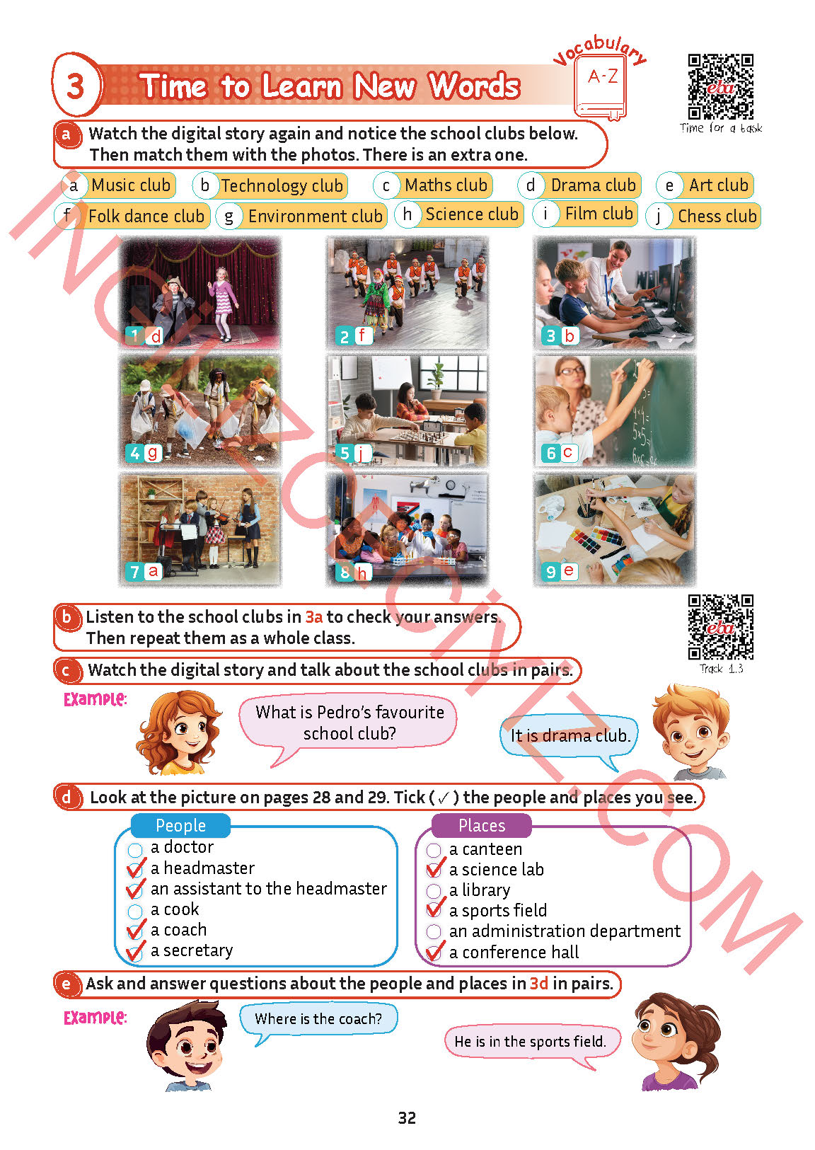 5. Sınıf İngilizce Meb Yayınları Kitabı Sayfa 32 Cevapları