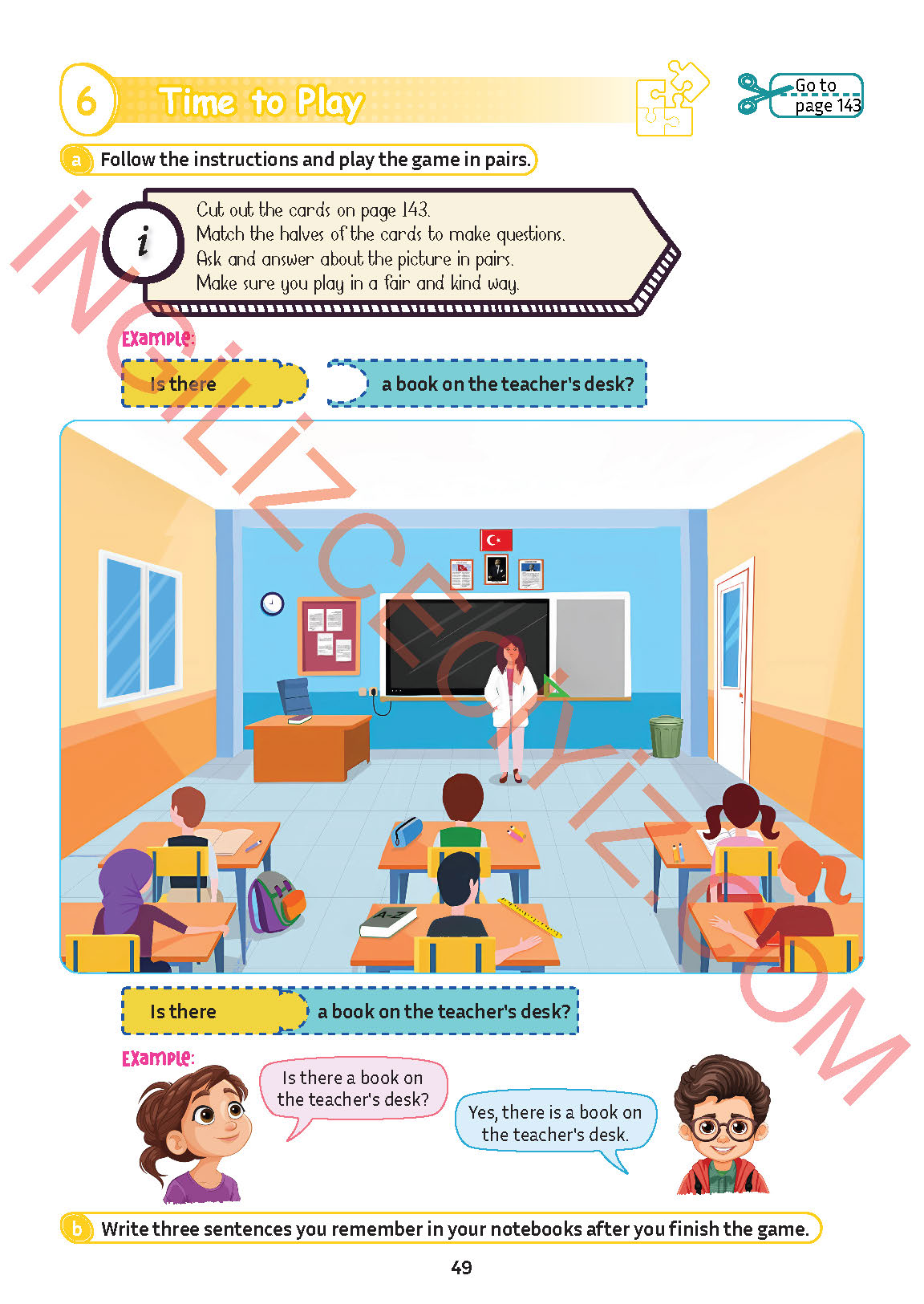 5. Sınıf İngilizce Meb Yayınları Kitabı Sayfa 49 Cevapları