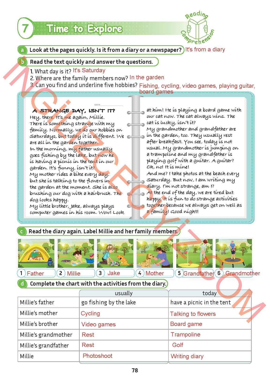 5. Sınıf İngilizce Meb Yayınları Kitabı Sayfa 78 Cevapları 5. Sınıf İngilizce Meb Yayınları Kitabı Sayfa 78 Cevapları