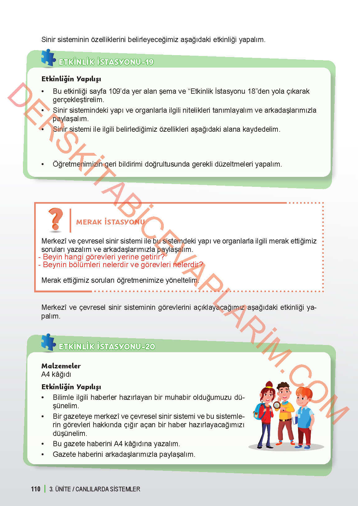 6. Sınıf Fen Bilgisi 1. Kitap Meb Yayınları Ders Kitabı Sayfa 110 Cevapları 6. Sınıf Fen Bilgisi 1. Kitap Meb Yayınları Ders Kitabı Sayfa 110 Cevapları