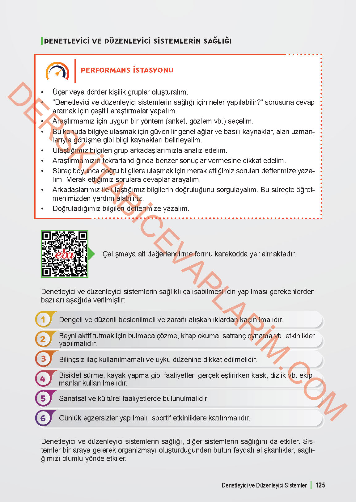 6. Sınıf Fen Bilgisi 1. Kitap Meb Yayınları Ders Kitabı Sayfa 125 Cevapları 6. Sınıf Fen Bilgisi 1. Kitap Meb Yayınları Ders Kitabı Sayfa 125 Cevapları