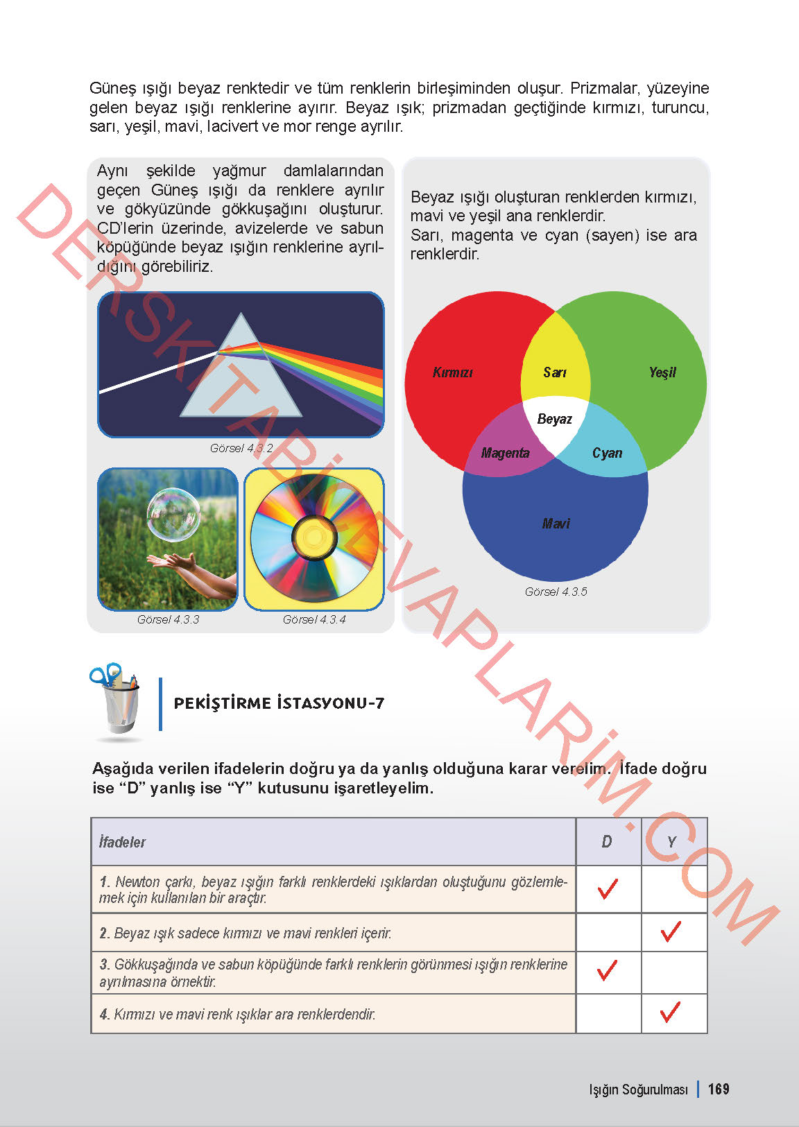 6. Sınıf Fen Bilgisi 1. Kitap Meb Yayınları Ders Kitabı Sayfa 169 Cevapları 6. Sınıf Fen Bilgisi 1. Kitap Meb Yayınları Ders Kitabı Sayfa 169 Cevapları