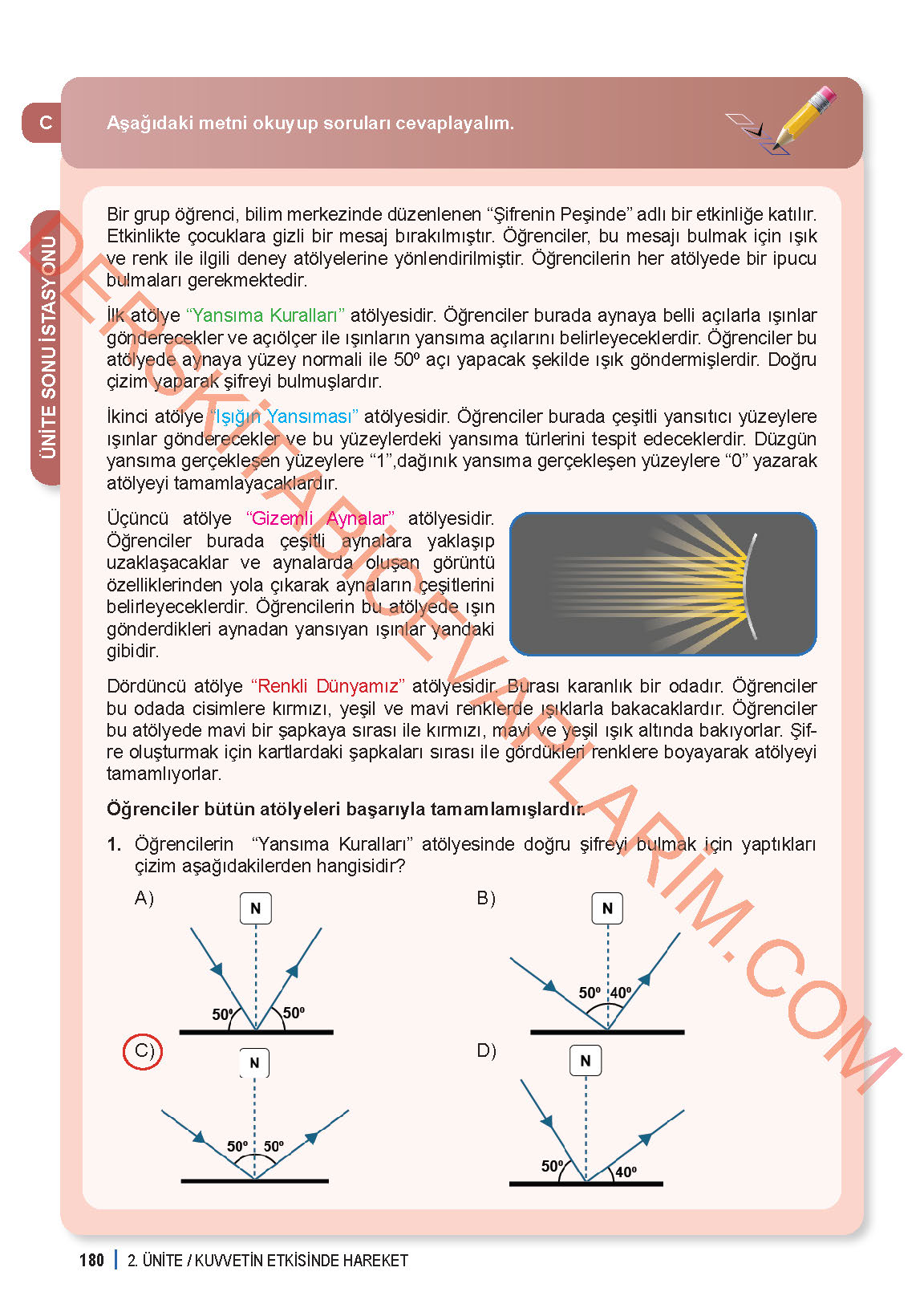 6. Sınıf Fen Bilgisi 1. Kitap Meb Yayınları Ders Kitabı Sayfa 180 Cevapları 6. Sınıf Fen Bilgisi 1. Kitap Meb Yayınları Ders Kitabı Sayfa 180 Cevapları