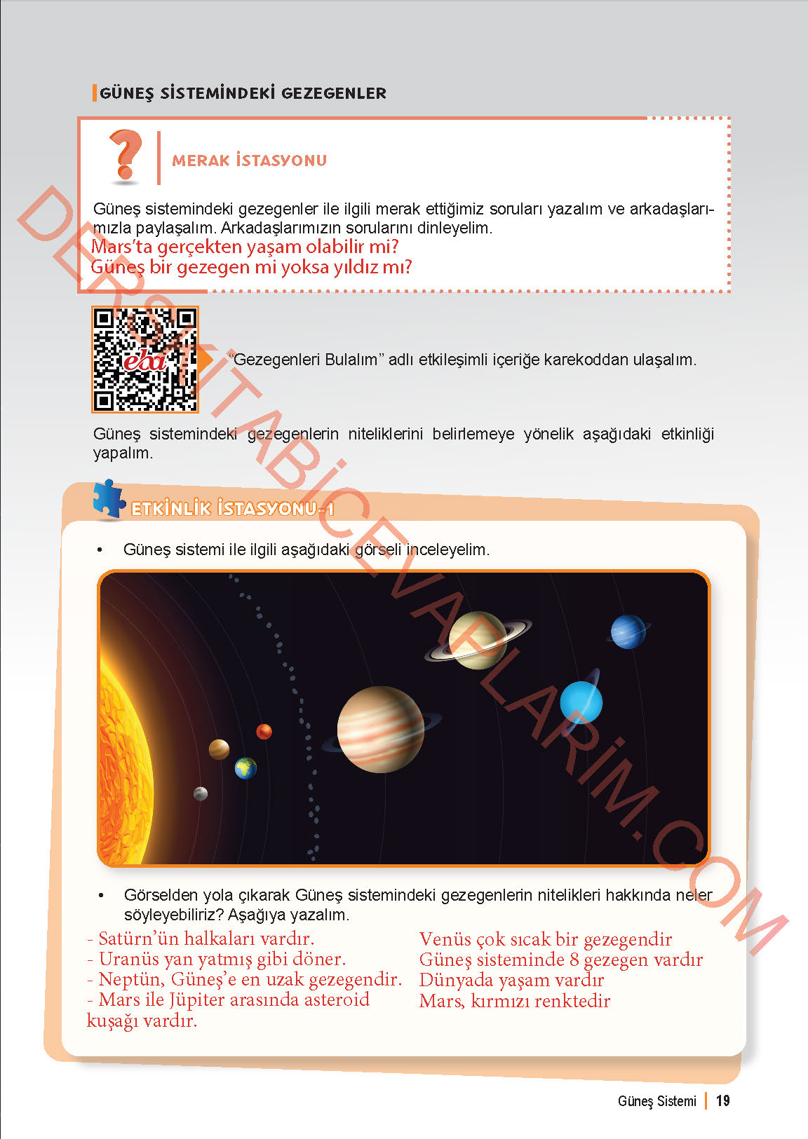 6. Sınıf Fen Bilgisi 1. Kitap Meb Yayınları Ders Kitabı Sayfa 19 Cevapları 6. Sınıf Fen Bilgisi 1. Kitap Meb Yayınları Ders Kitabı Sayfa 19 Cevapları