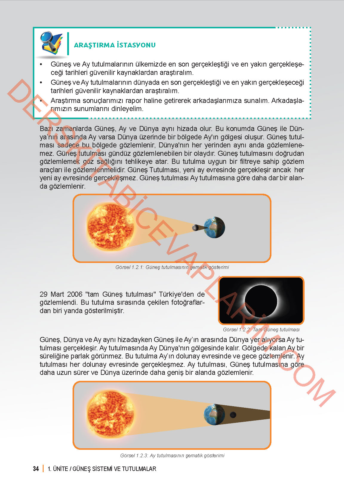 6. Sınıf Fen Bilgisi 1. Kitap Meb Yayınları Ders Kitabı Sayfa 34 Cevapları 6. Sınıf Fen Bilgisi 1. Kitap Meb Yayınları Ders Kitabı Sayfa 34 Cevapları