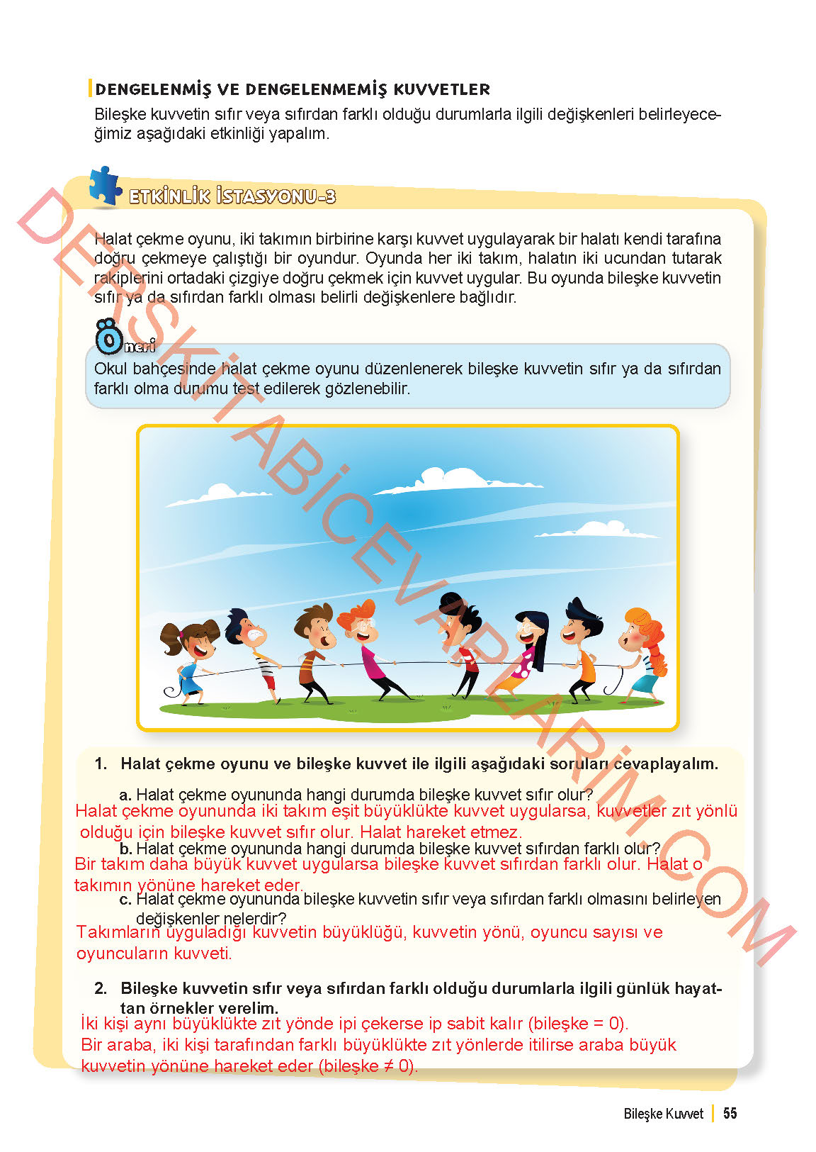 6. Sınıf Fen Bilgisi 1. Kitap Meb Yayınları Ders Kitabı Sayfa 55 Cevapları 6. Sınıf Fen Bilgisi 1. Kitap Meb Yayınları Ders Kitabı Sayfa 55 Cevapları