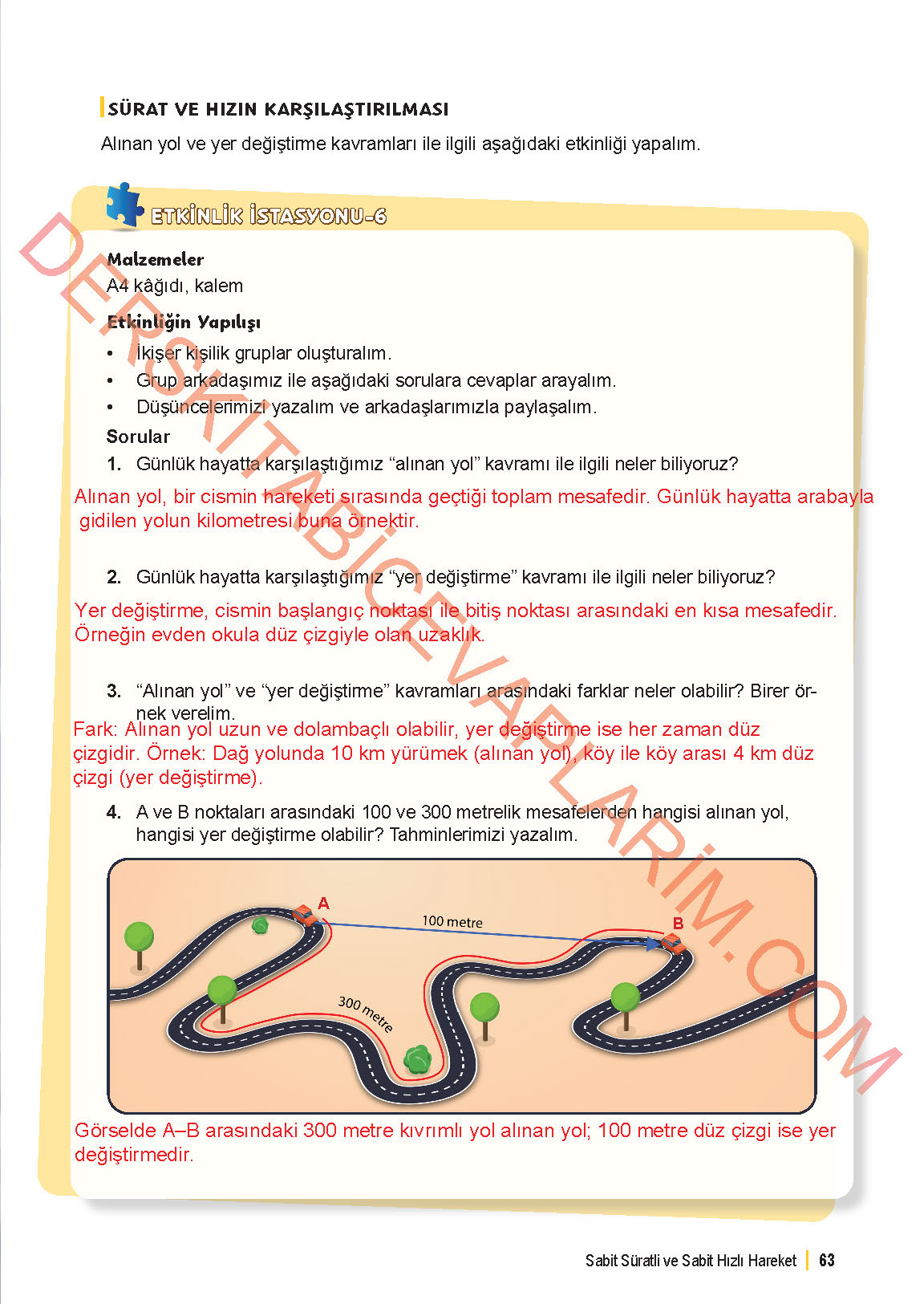 6. Sınıf Fen Bilgisi 1. Kitap Meb Yayınları Ders Kitabı Sayfa 63 Cevapları 6. Sınıf Fen Bilgisi 1. Kitap Meb Yayınları Ders Kitabı Sayfa 63 Cevapları