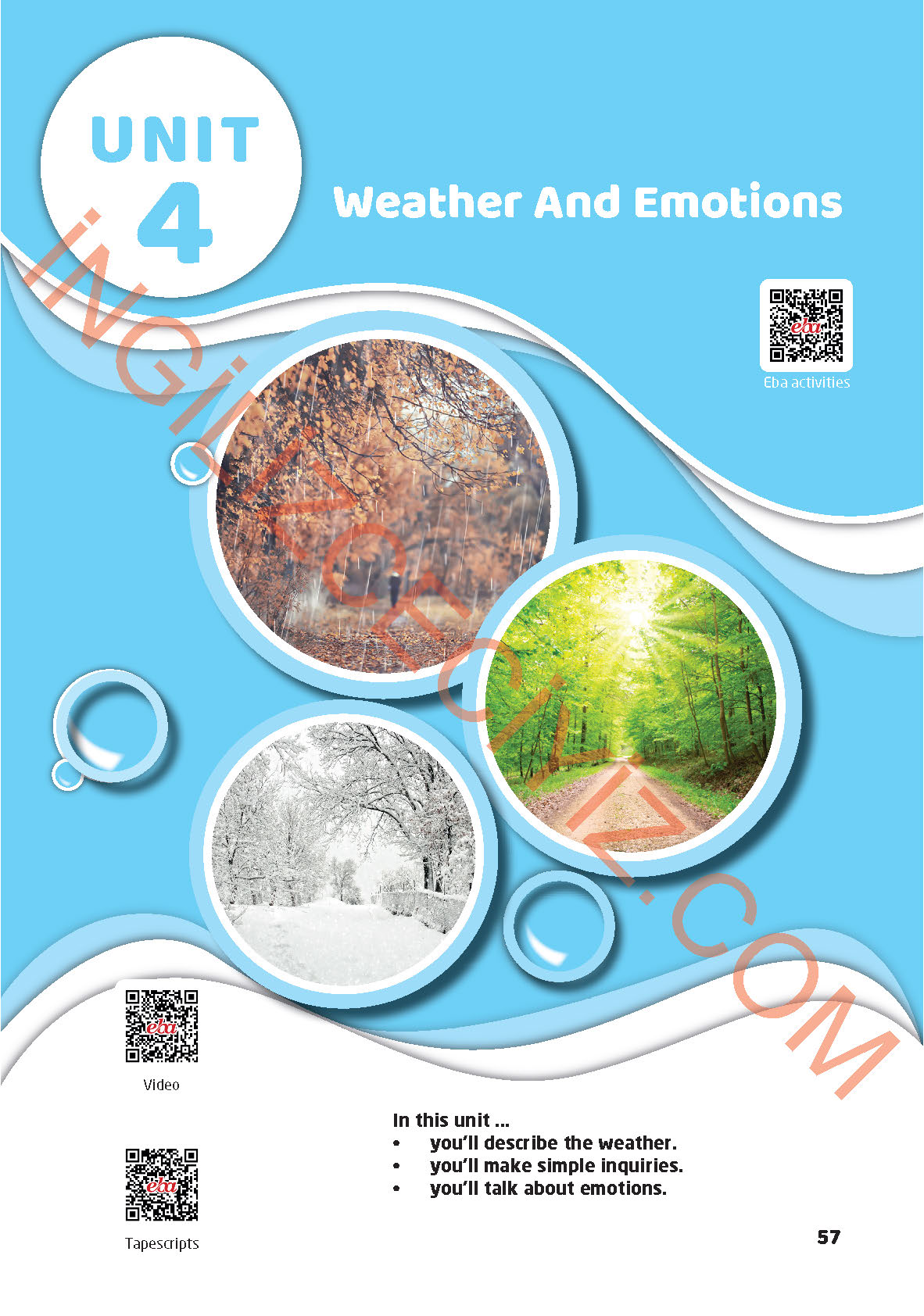 6. Sınıf İngilizce Özgün Yayınları Kitabı Sayfa 57 Cevapları