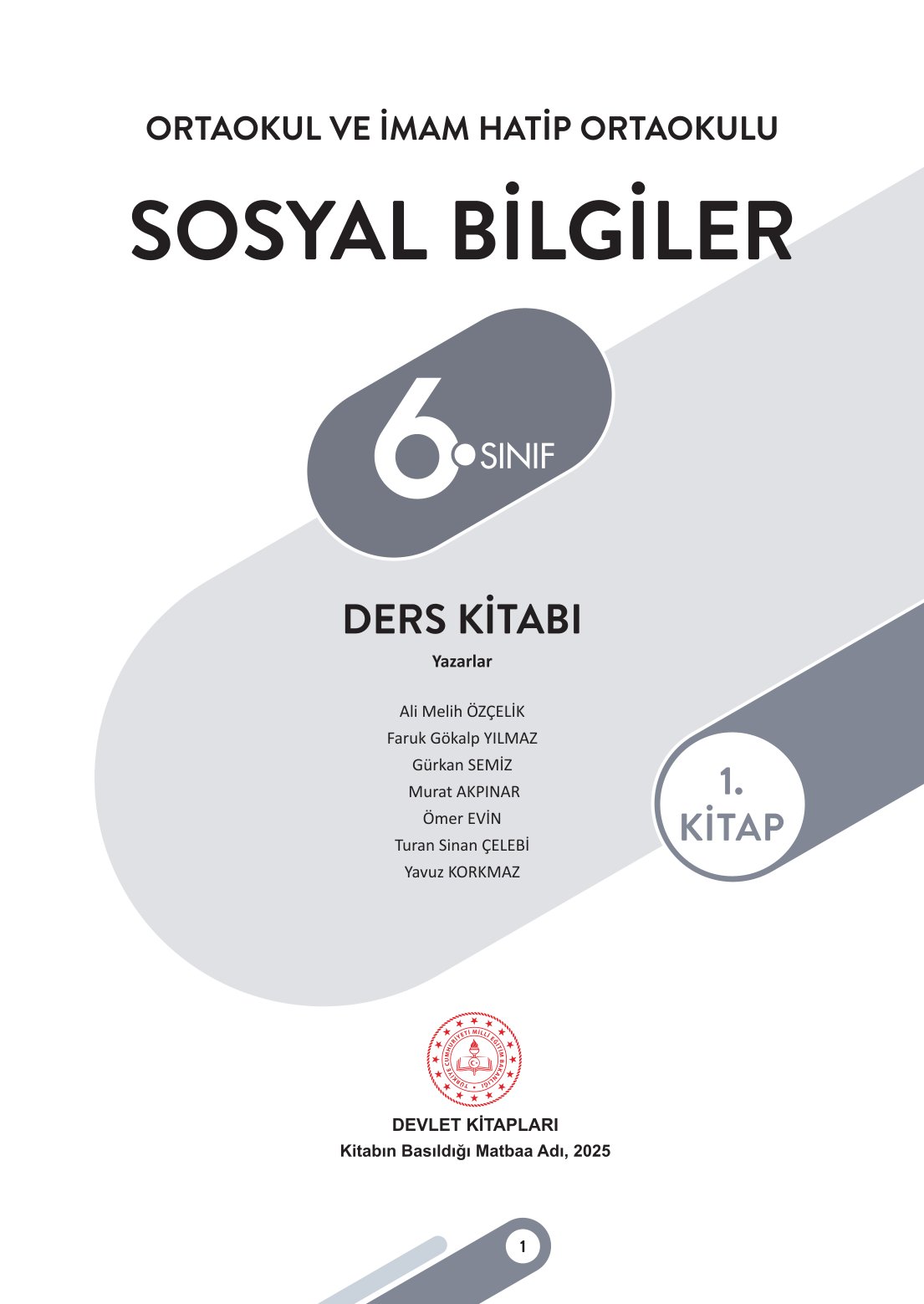 6. Sınıf Meb Yayınları Sosyal Bilgiler Ders Kitabı Sayfa 1 Cevapları