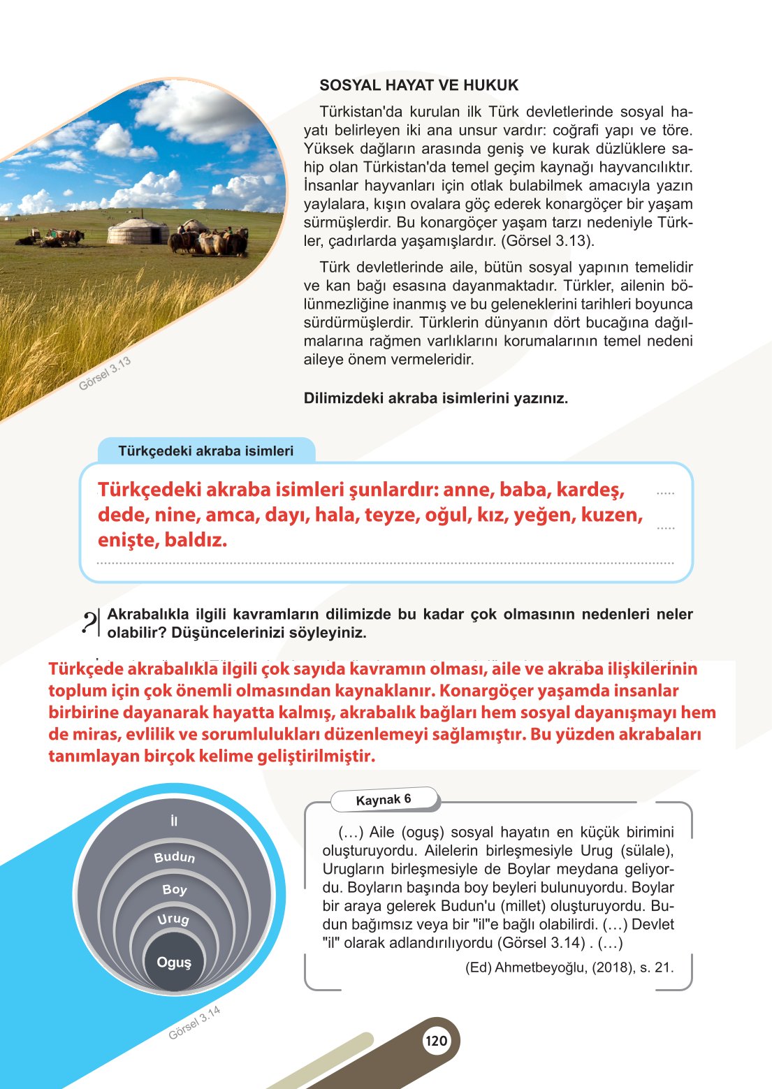 6. Sınıf Meb Yayınları Sosyal Bilgiler Ders Kitabı Sayfa 120 Cevapları 6. Sınıf Meb Yayınları Sosyal Bilgiler Ders Kitabı Sayfa 120 Cevapları