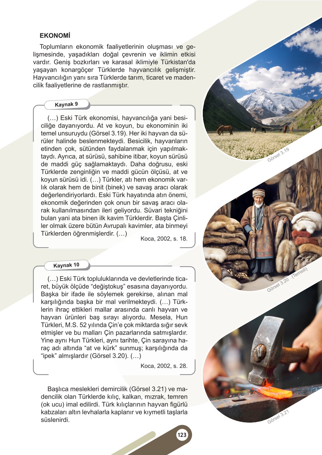 6. Sınıf Meb Yayınları Sosyal Bilgiler Ders Kitabı Sayfa 123 Cevapları