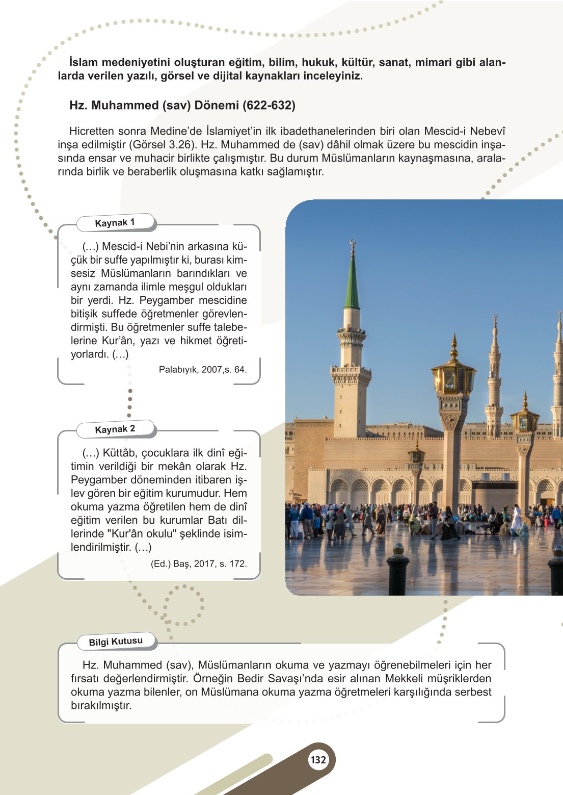 6. Sınıf Meb Yayınları Sosyal Bilgiler Ders Kitabı Sayfa 132 Cevapları