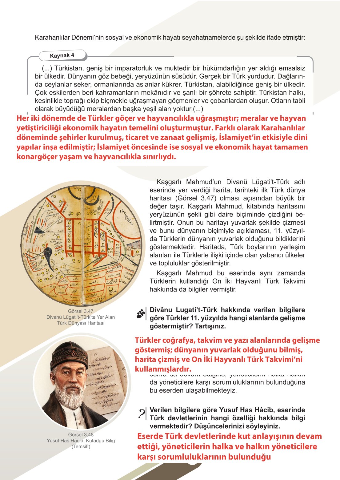 6. Sınıf Meb Yayınları Sosyal Bilgiler Ders Kitabı Sayfa 152 Cevapları