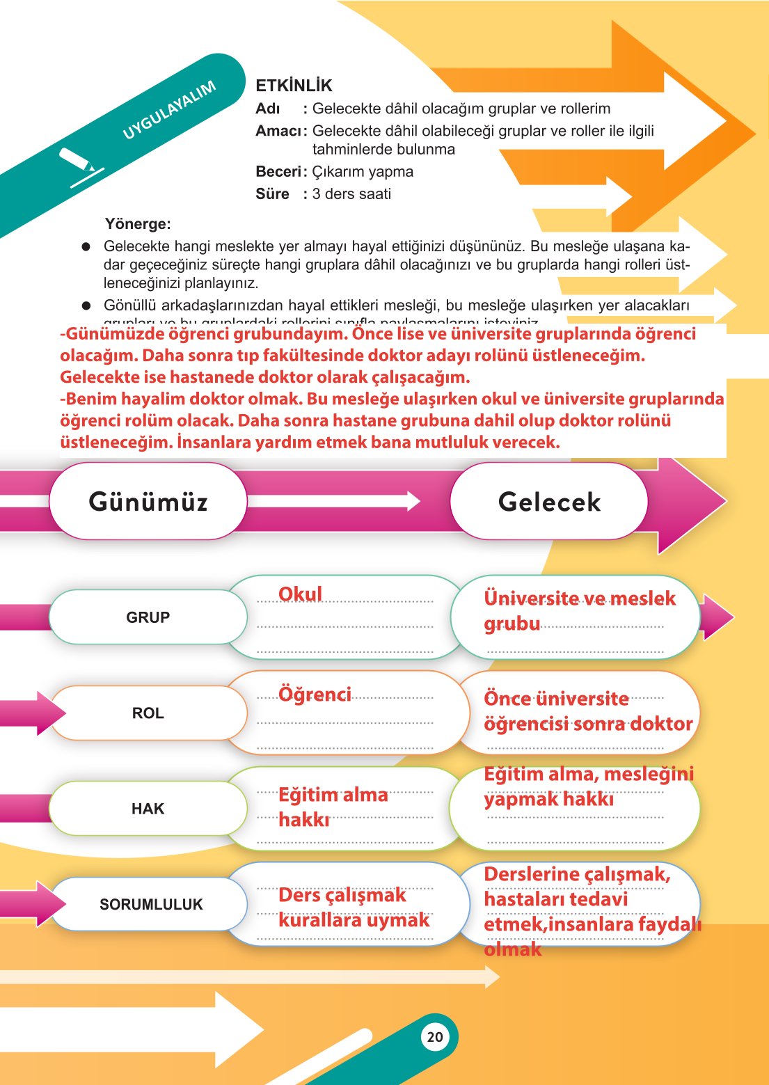 6. Sınıf Meb Yayınları Sosyal Bilgiler Ders Kitabı Sayfa 20 Cevapları