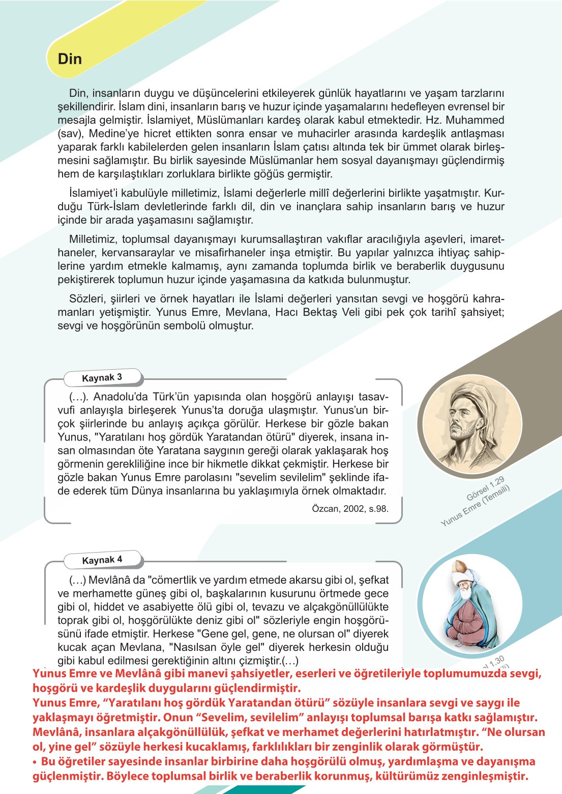 6. Sınıf Meb Yayınları Sosyal Bilgiler Ders Kitabı Sayfa 29 Cevapları