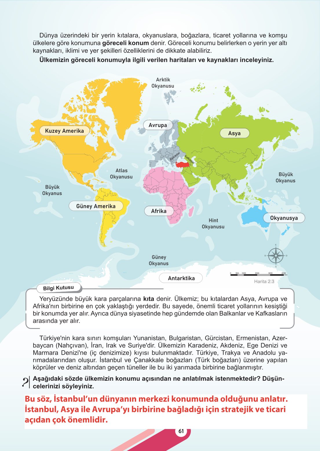 6. Sınıf Meb Yayınları Sosyal Bilgiler Ders Kitabı Sayfa 61 Cevapları