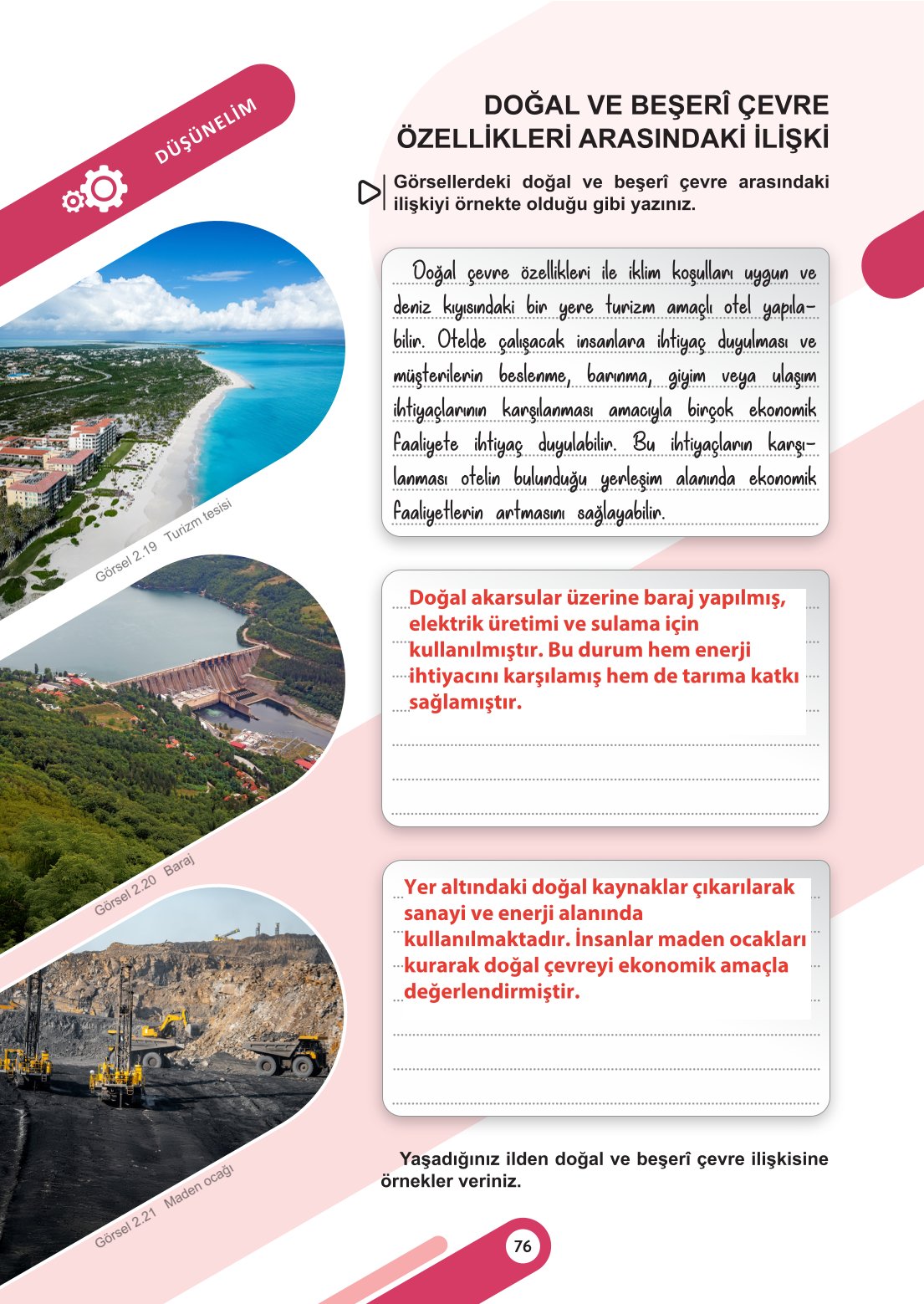 6. Sınıf Meb Yayınları Sosyal Bilgiler Ders Kitabı Sayfa 76 Cevapları