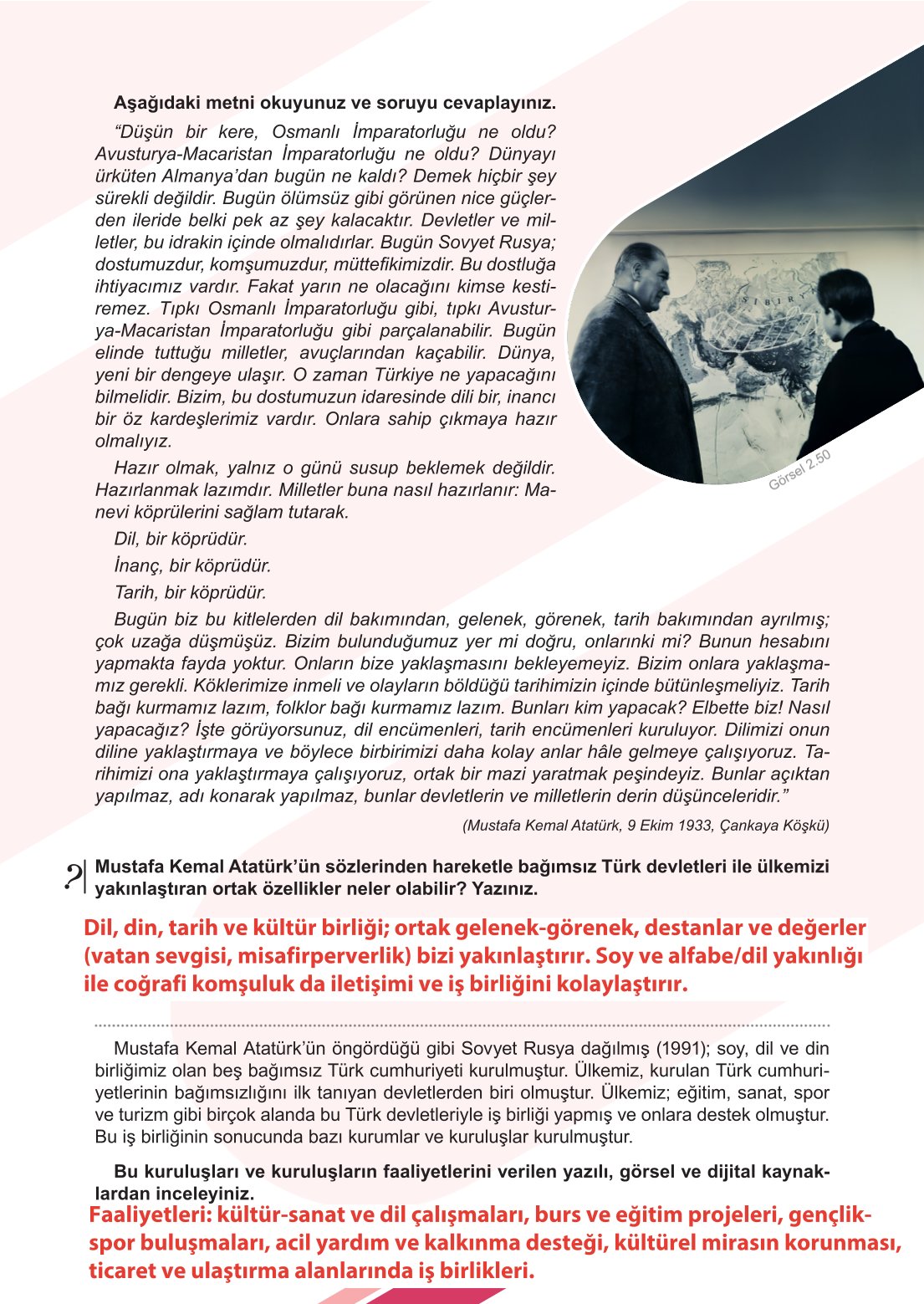 6. Sınıf Meb Yayınları Sosyal Bilgiler Ders Kitabı Sayfa 95 Cevapları