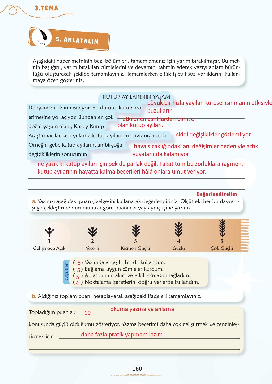6. Sınıf Türkçe 1. Kitap Meb Yayınları Ders Kitabı Sayfa 161 Cevapları 6. Sınıf Türkçe 1. Kitap Meb Yayınları Ders Kitabı Sayfa 161 Cevapları