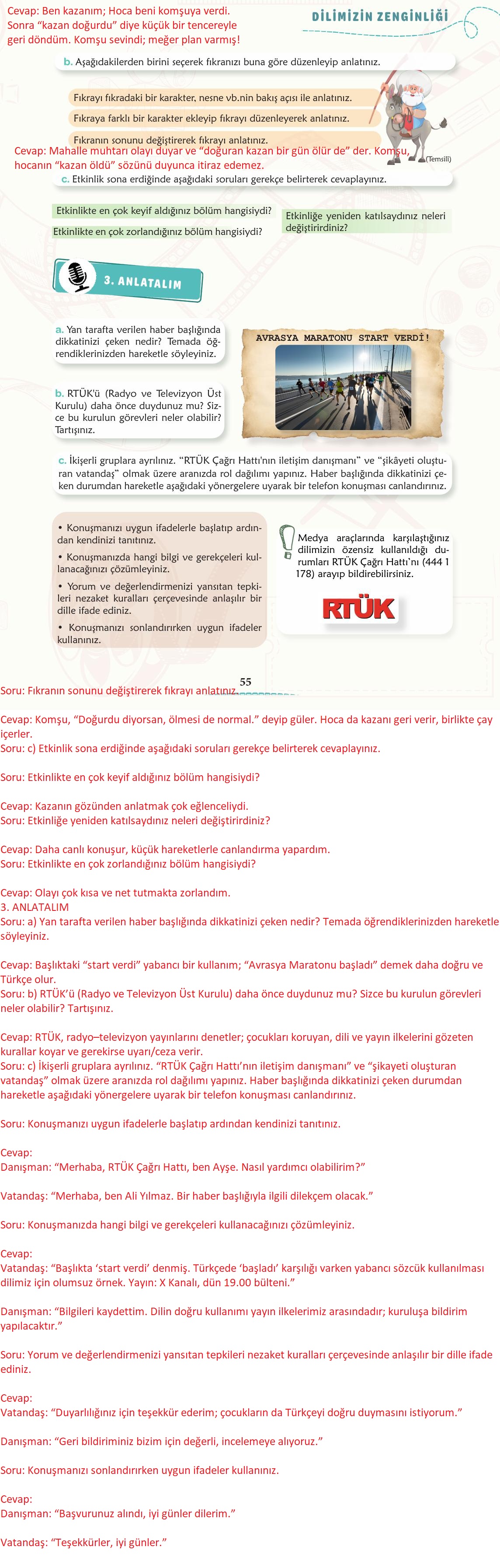 6. Sınıf Türkçe 1. Kitap Meb Yayınları Ders Kitabı Sayfa 56 Cevapları 6. Sınıf Türkçe 1. Kitap Meb Yayınları Ders Kitabı Sayfa 56 Cevapları