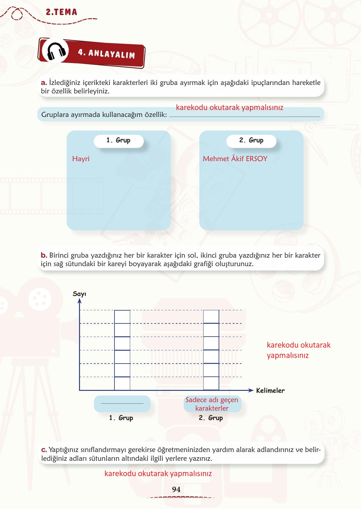 6. Sınıf Türkçe 1. Kitap Meb Yayınları Ders Kitabı Sayfa 95 Cevapları 6. Sınıf Türkçe 1. Kitap Meb Yayınları Ders Kitabı Sayfa 95 Cevapları