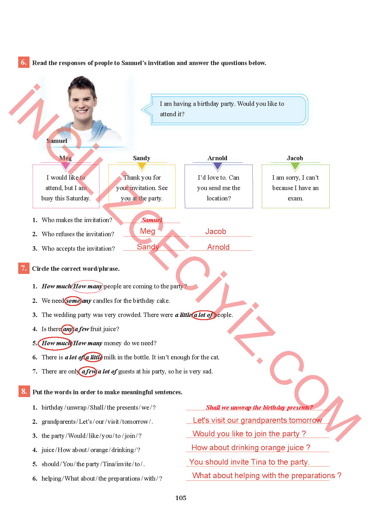 7. Sınıf İngilizce Sdr İpekyolu Yayınları Kitabı Sayfa 105 Cevapları 7. Sınıf İngilizce Sdr İpekyolu Yayınları Kitabı Sayfa 105 Cevapları