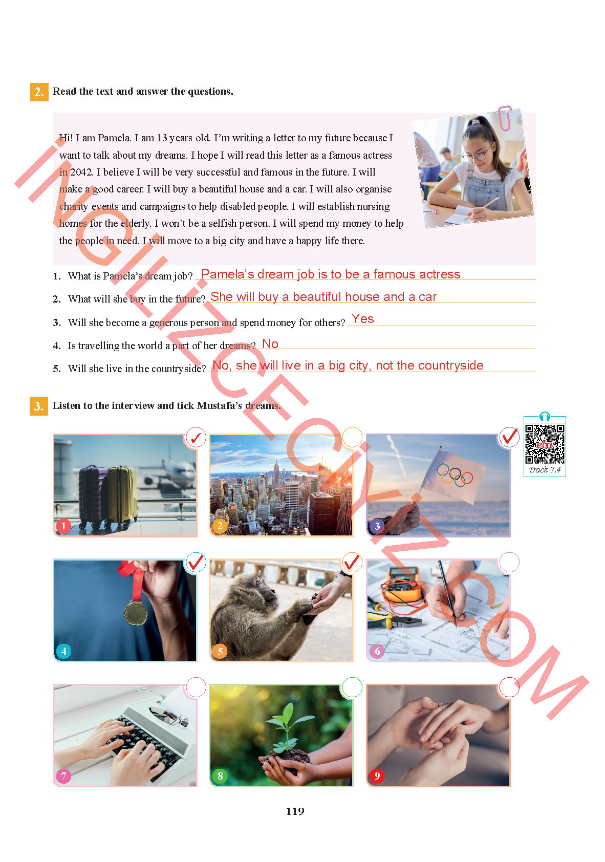 7. Sınıf İngilizce Sdr İpekyolu Yayınları Kitabı Sayfa 119 Cevapları 7. Sınıf İngilizce Sdr İpekyolu Yayınları Kitabı Sayfa 119 Cevapları