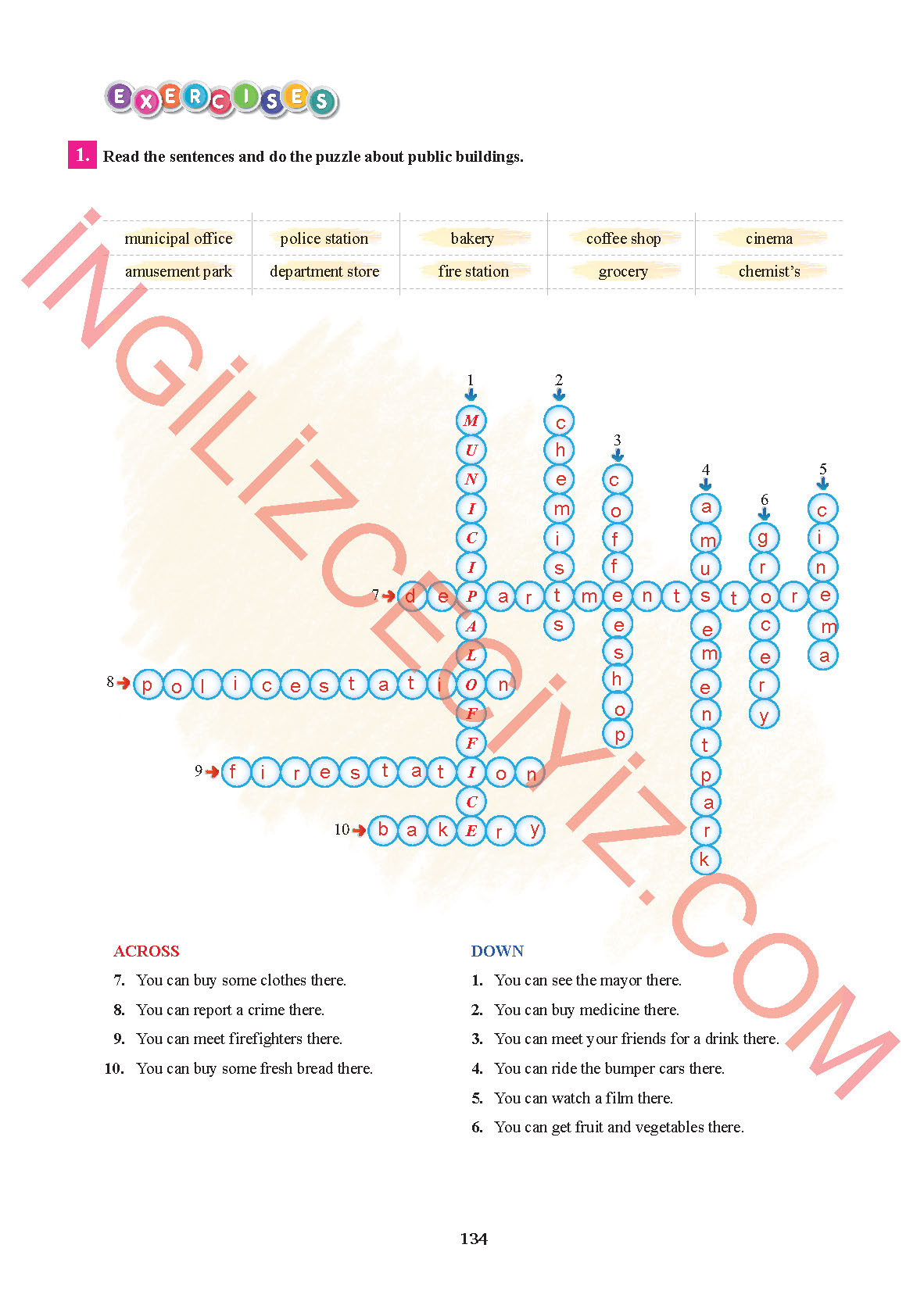7. Sınıf İngilizce Sdr İpekyolu Yayınları Kitabı Sayfa 134 Cevapları 7. Sınıf İngilizce Sdr İpekyolu Yayınları Kitabı Sayfa 134 Cevapları