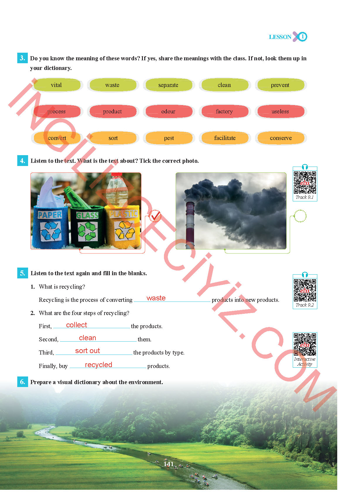 7. Sınıf İngilizce Sdr İpekyolu Yayınları Kitabı Sayfa 141 Cevapları