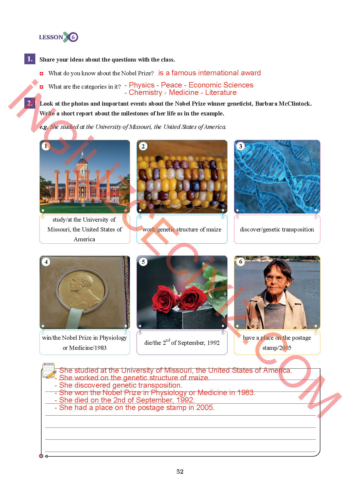 7. Sınıf İngilizce Sdr İpekyolu Yayınları Kitabı Sayfa 52 Cevapları