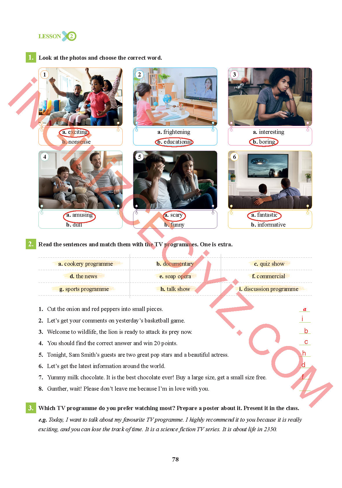 7. Sınıf İngilizce Sdr İpekyolu Yayınları Kitabı Sayfa 78 Cevapları 7. Sınıf İngilizce Sdr İpekyolu Yayınları Kitabı Sayfa 78 Cevapları