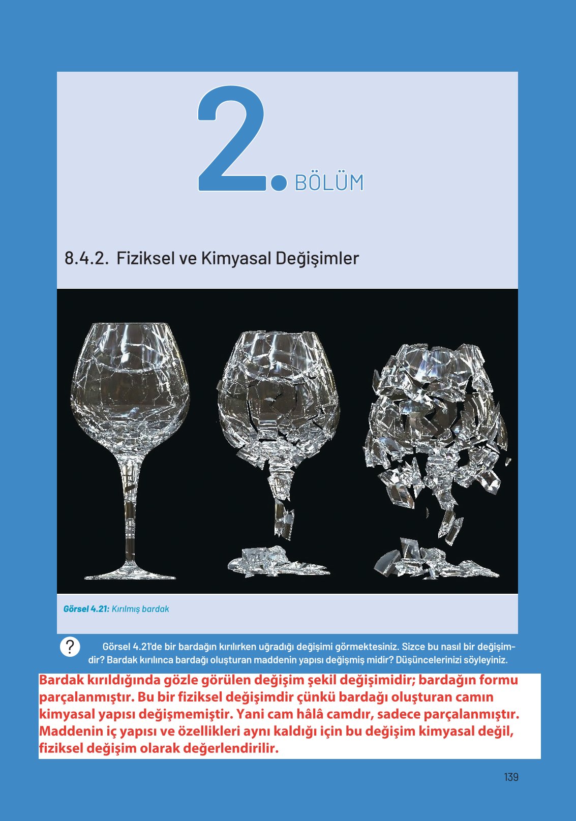 8. Sınıf Hecce Yayıncılık Fen Bilimleri Ders Kitabı Sayfa 139 Cevapları