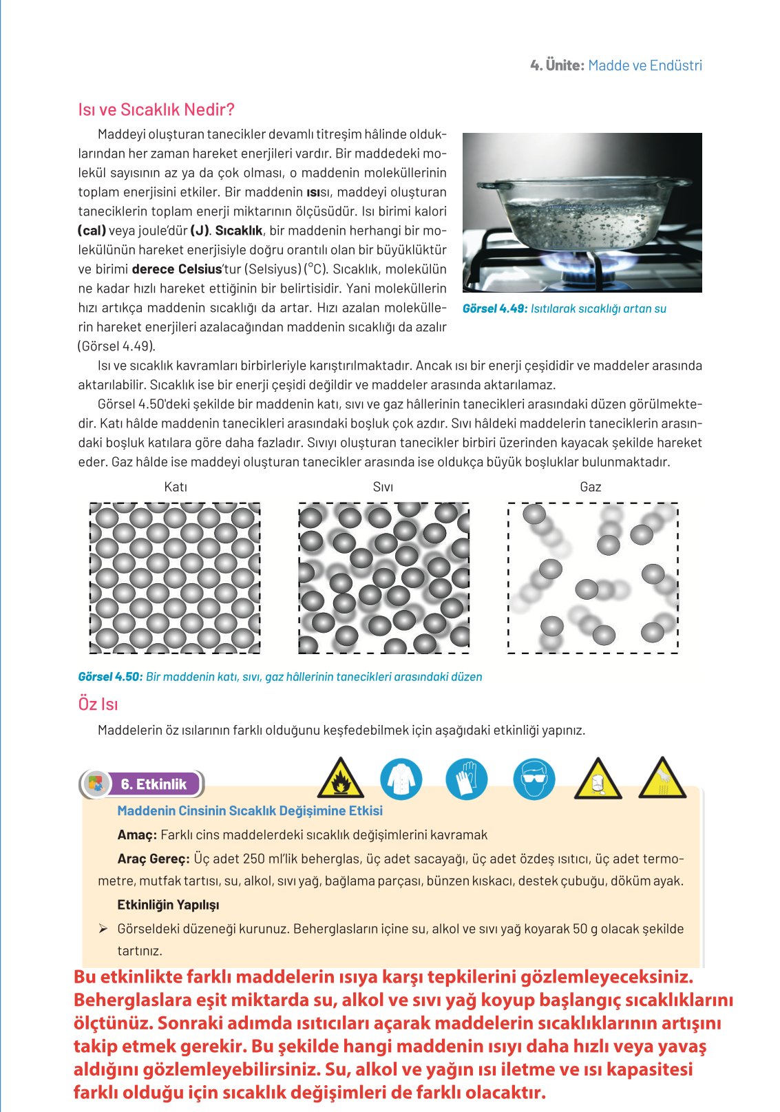 8. Sınıf Hecce Yayıncılık Fen Bilimleri Ders Kitabı Sayfa 159 Cevapları