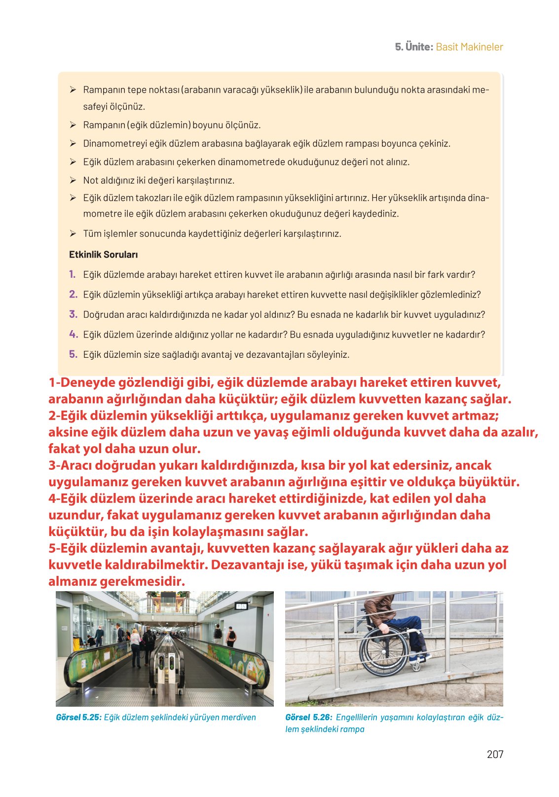 8. Sınıf Hecce Yayıncılık Fen Bilimleri Ders Kitabı Sayfa 207 Cevapları