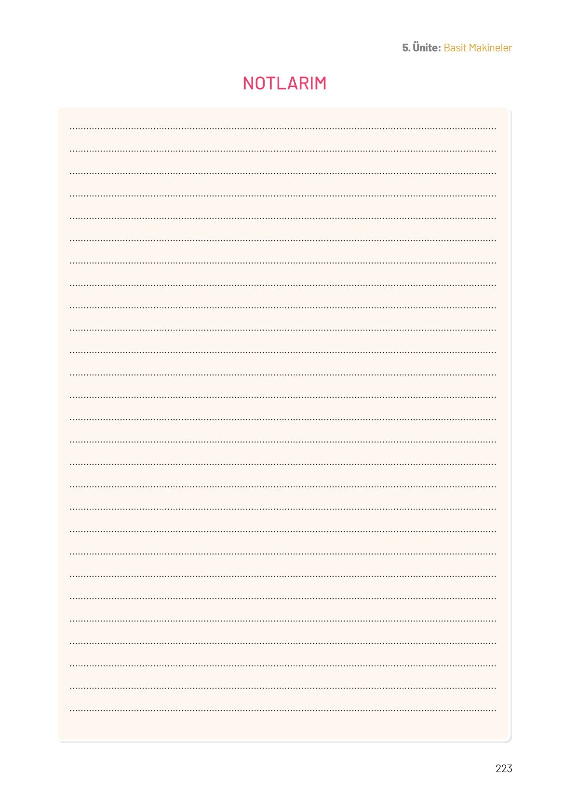 8. Sınıf Hecce Yayıncılık Fen Bilimleri Ders Kitabı Sayfa 223 Cevapları