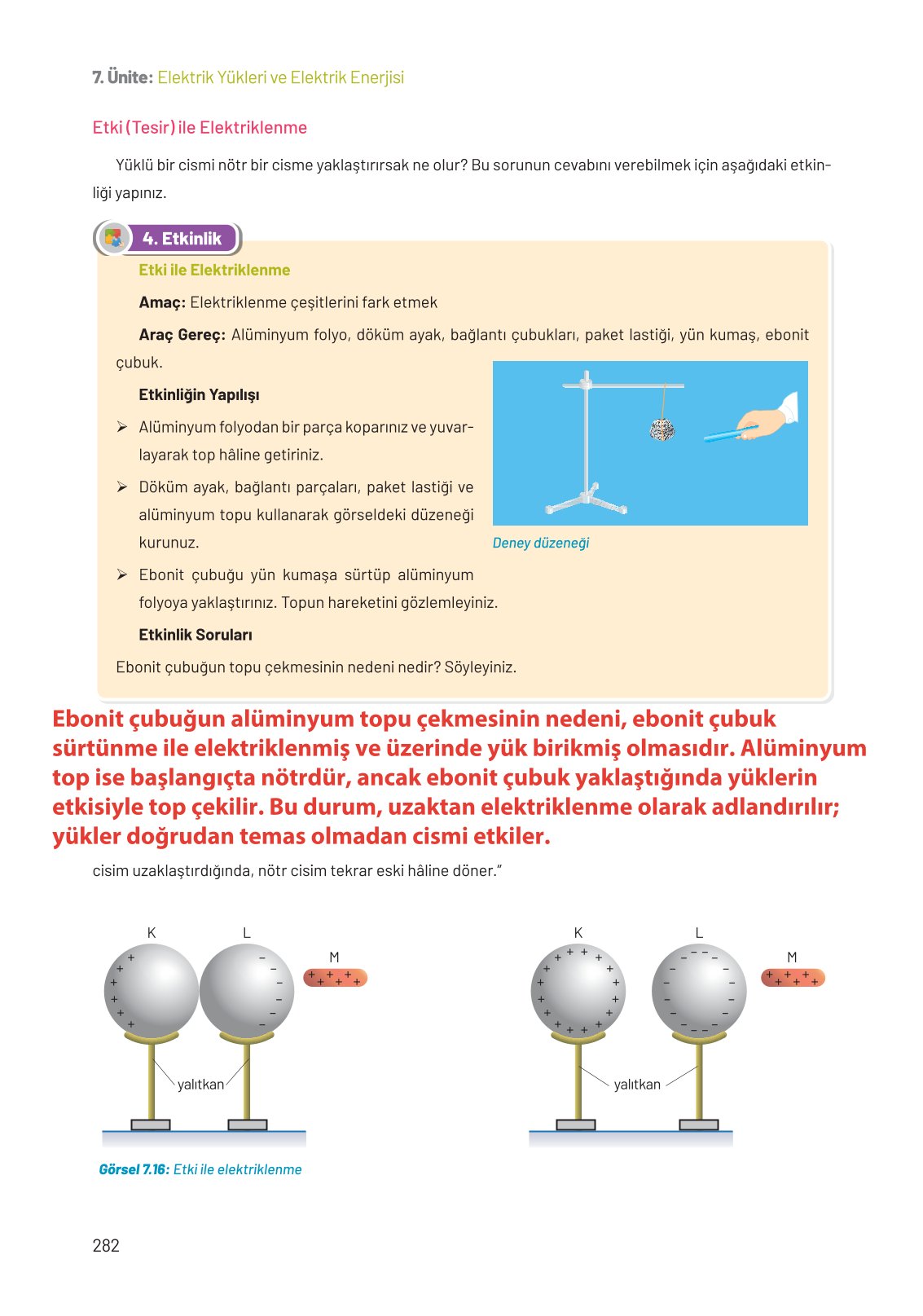 8. Sınıf Hecce Yayıncılık Fen Bilimleri Ders Kitabı Sayfa 282 Cevapları