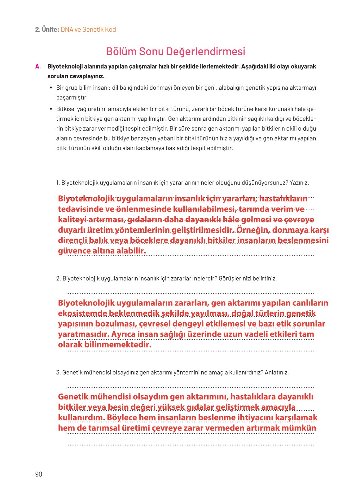 8. Sınıf Hecce Yayıncılık Fen Bilimleri Ders Kitabı Sayfa 90 Cevapları 8. Sınıf Hecce Yayıncılık Fen Bilimleri Ders Kitabı Sayfa 90 Cevapları