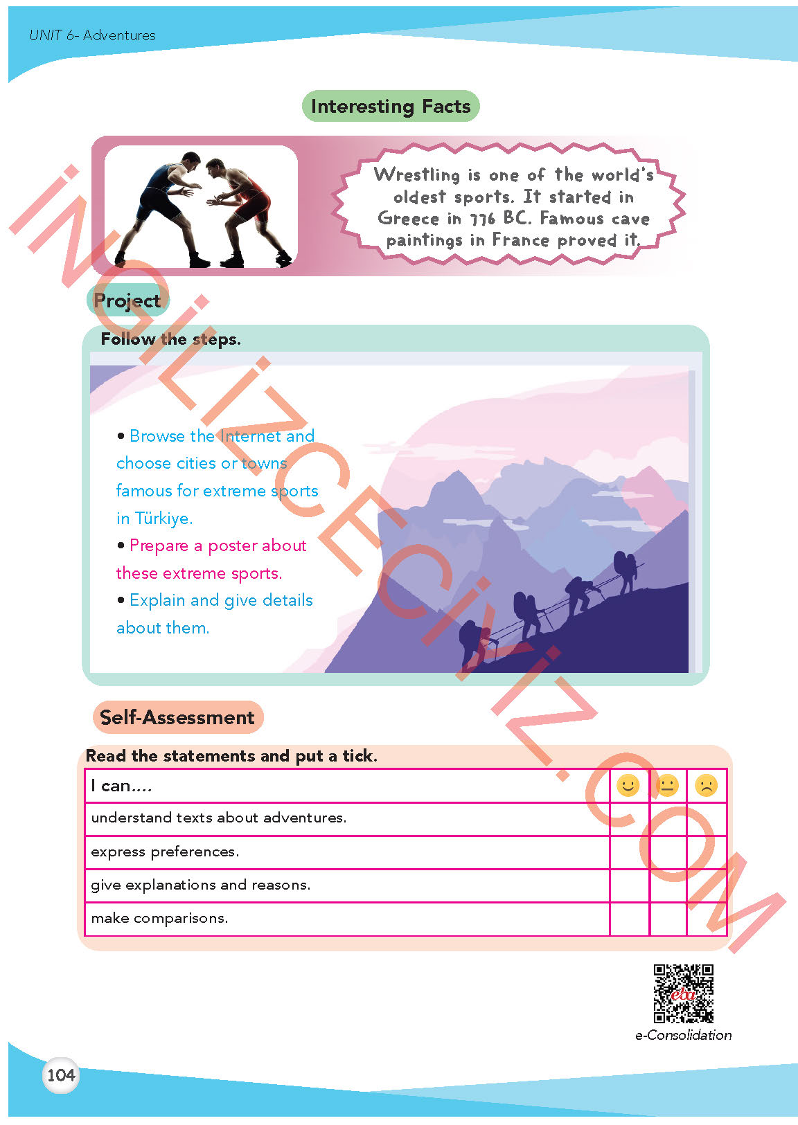 8. Sınıf İngilizce Meb Yayınları Kitabı Sayfa 104 Cevapları