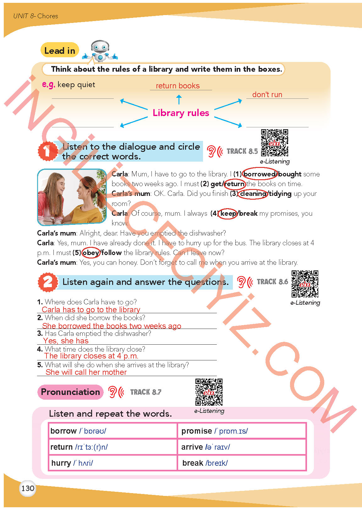 8. Sınıf İngilizce Meb Yayınları Kitabı Sayfa 130 Cevapları 8. Sınıf İngilizce Meb Yayınları Kitabı Sayfa 130 Cevapları