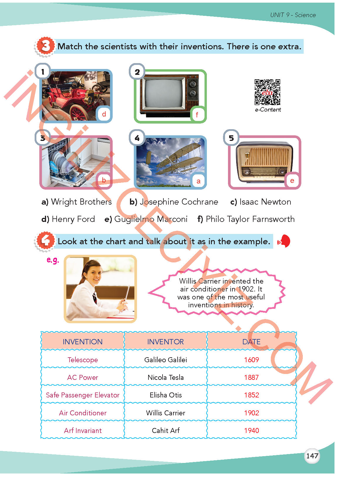 8. Sınıf İngilizce Meb Yayınları Kitabı Sayfa 147 Cevapları