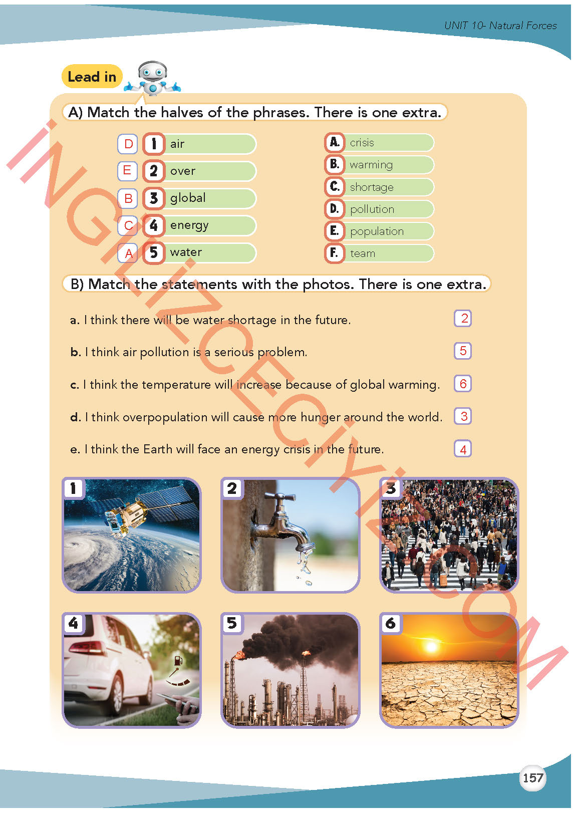 8. Sınıf İngilizce Meb Yayınları Kitabı Sayfa 157 Cevapları