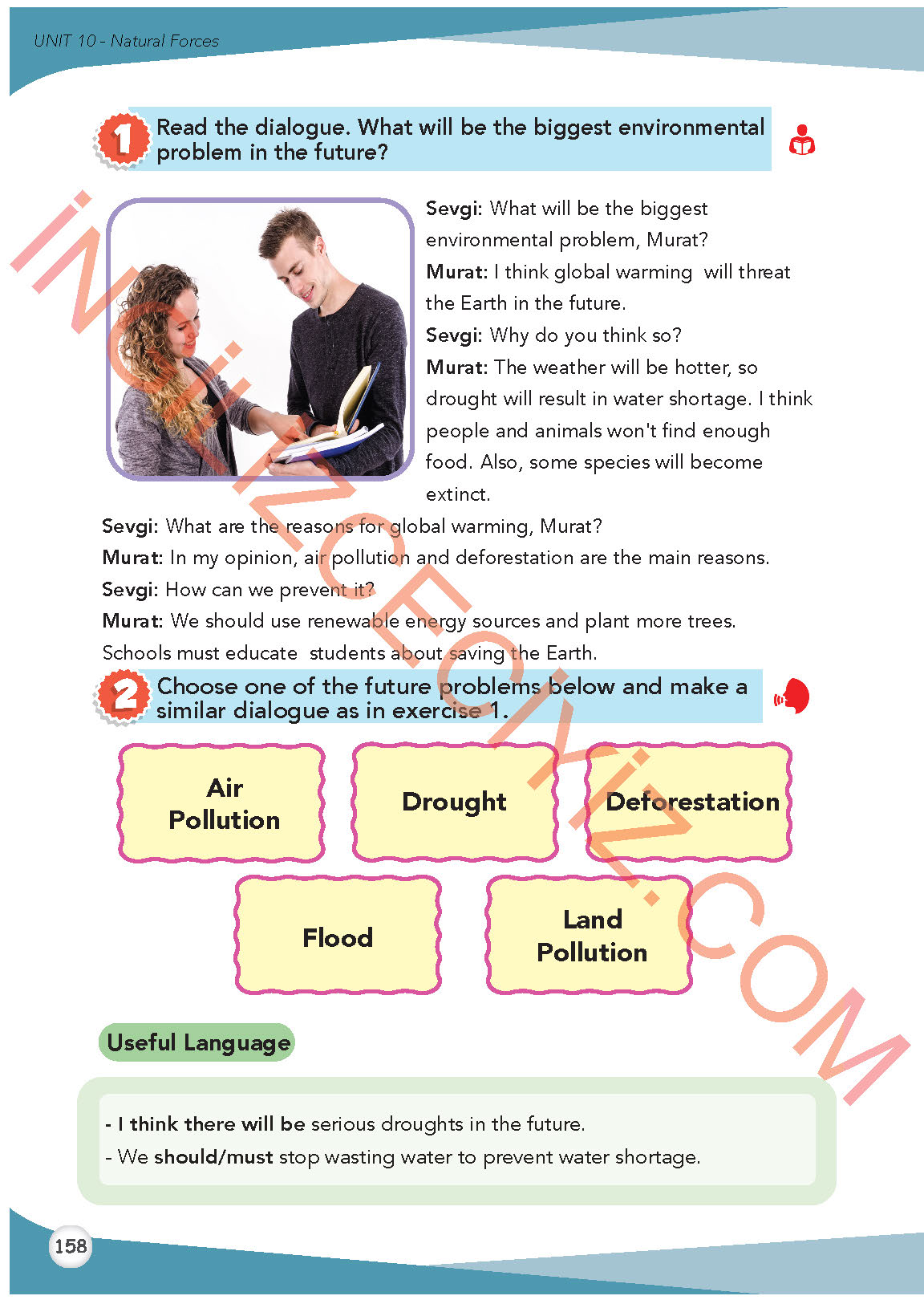 8. Sınıf İngilizce Meb Yayınları Kitabı Sayfa 158 Cevapları