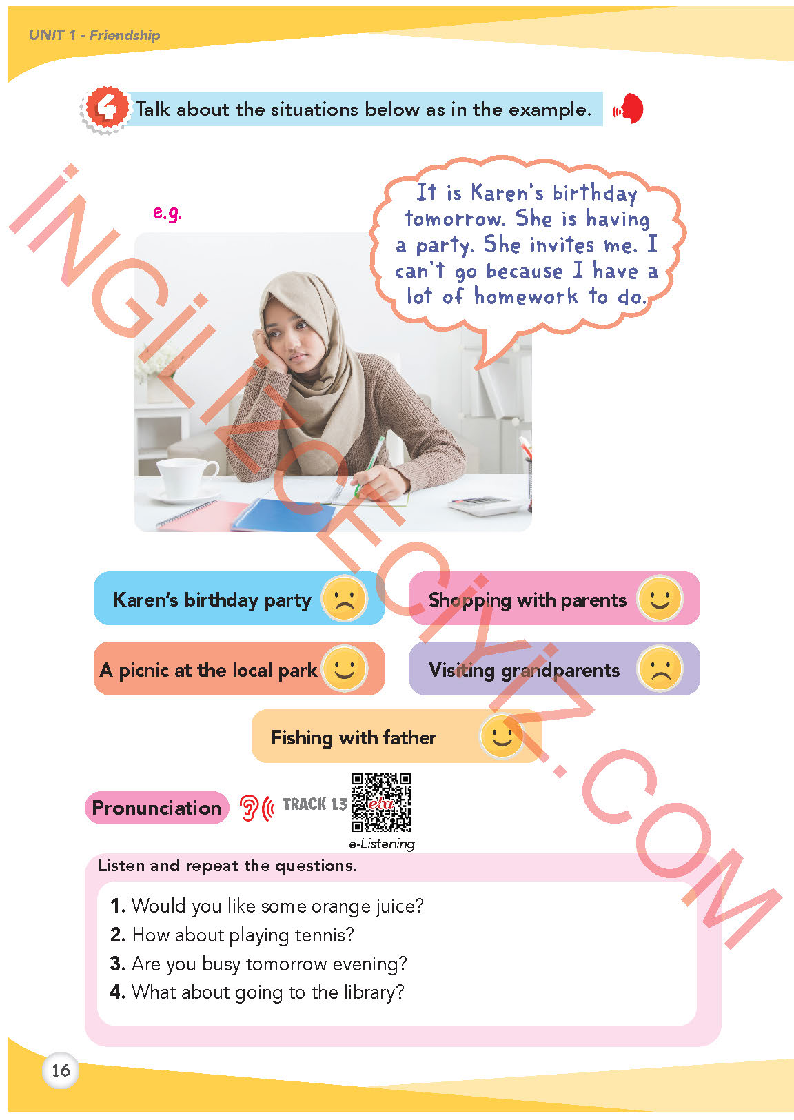 8. Sınıf İngilizce Meb Yayınları Kitabı Sayfa 16 Cevapları