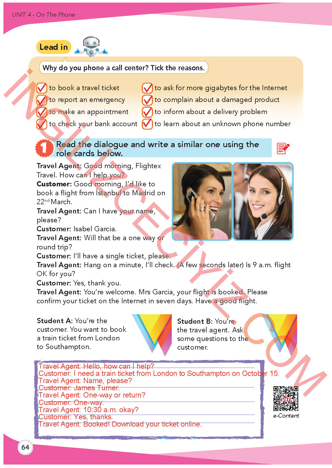 8. Sınıf İngilizce Meb Yayınları Kitabı Sayfa 64 Cevapları