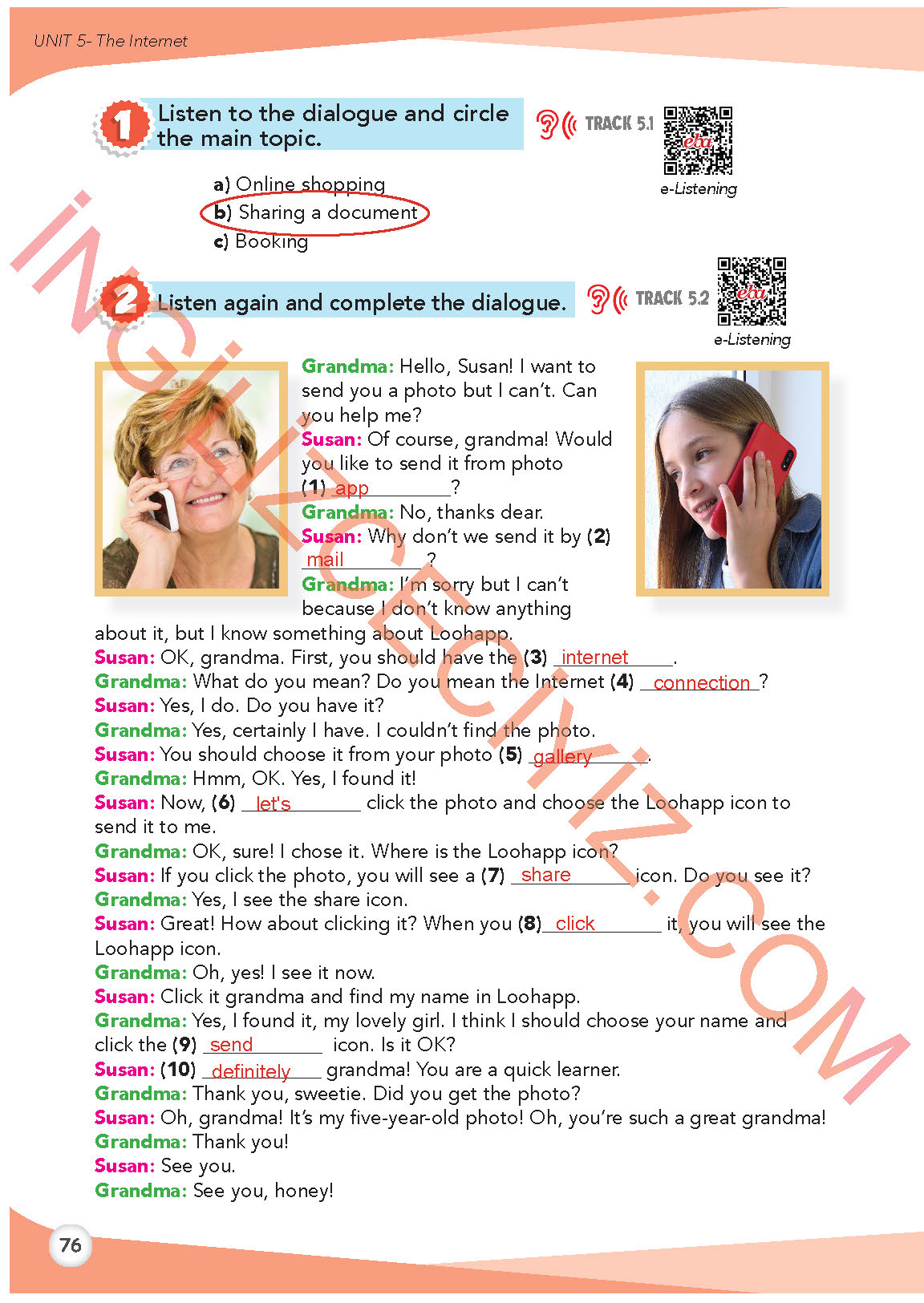 8. Sınıf İngilizce Meb Yayınları Kitabı Sayfa 76 Cevapları