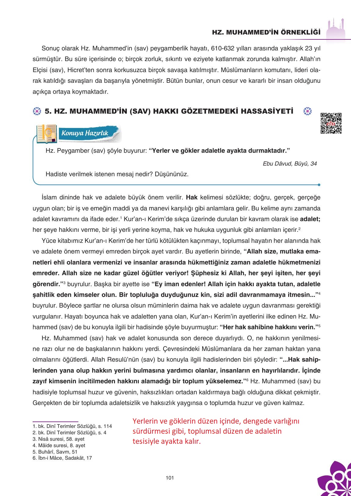 8. Sınıf Sdr İpekyolu Yayıncılık Din Kültürü Ve Ahlak Bilgisi Ders Kitabı Sayfa 102 Cevapları